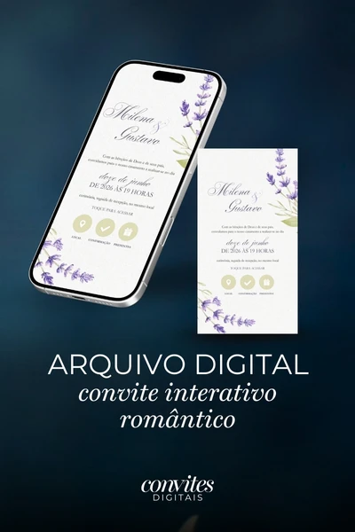 Convite Digital Interativo Romântico