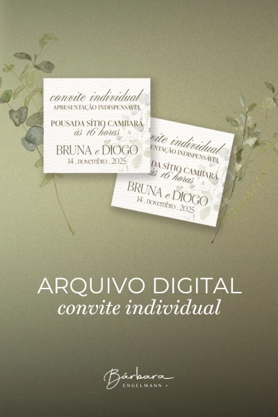 Greenery  - Convite individual