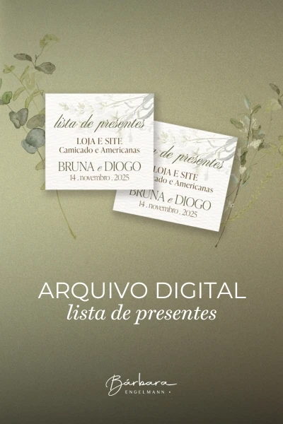 Greenery  - Lista de presentes