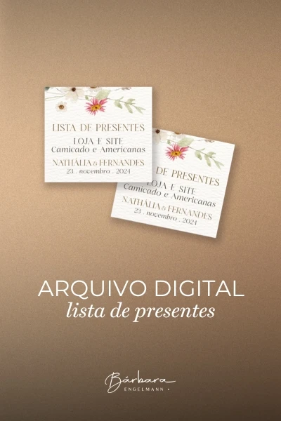 Jardim Selvagem - Lista de presentes quadrado