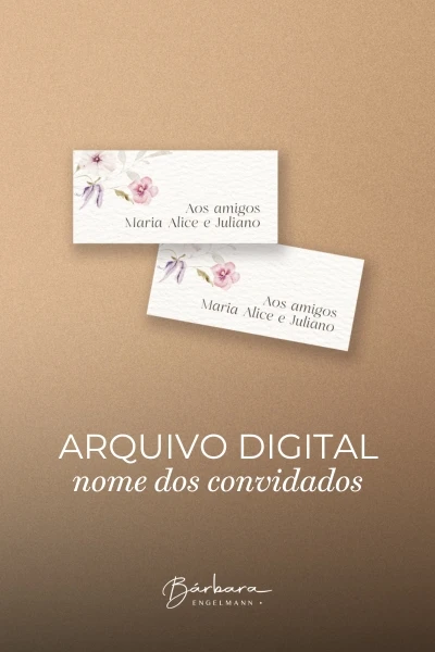 Jardim Selvagem - Nome dos convidados